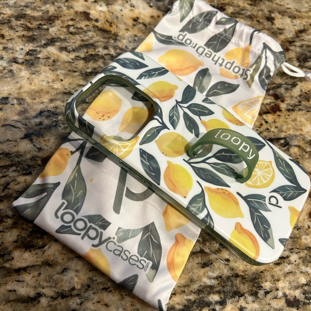 Loopy Cases Lemon Print Phone Case